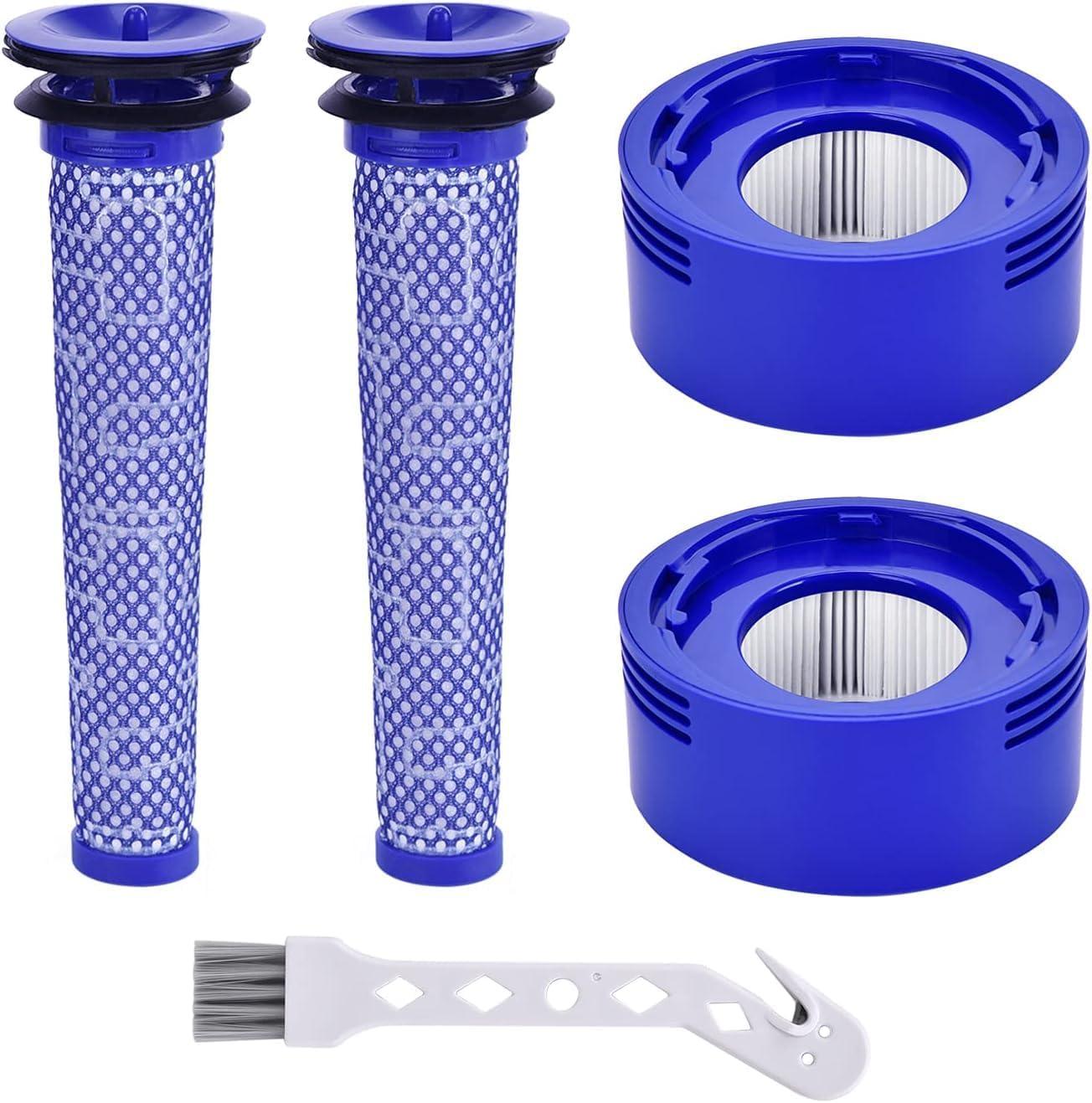 2 Stück V8 Filter HEPA Nachmotorfilter & Vorfilter für Dyson V8 V7 Animal Abs...