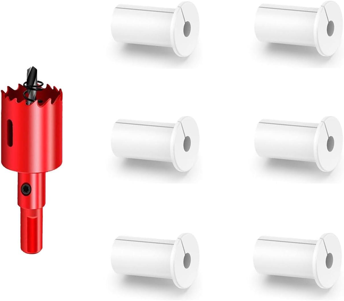 6 Stück 19mm Weiß Wanddurchführung für Starlink Kabelführungsset, Kabeldurchf...