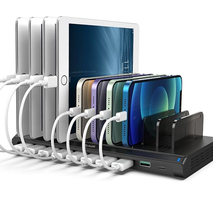 10 Geräte gleichzeitig laden: Die Alxum 120W USB-Ladestation