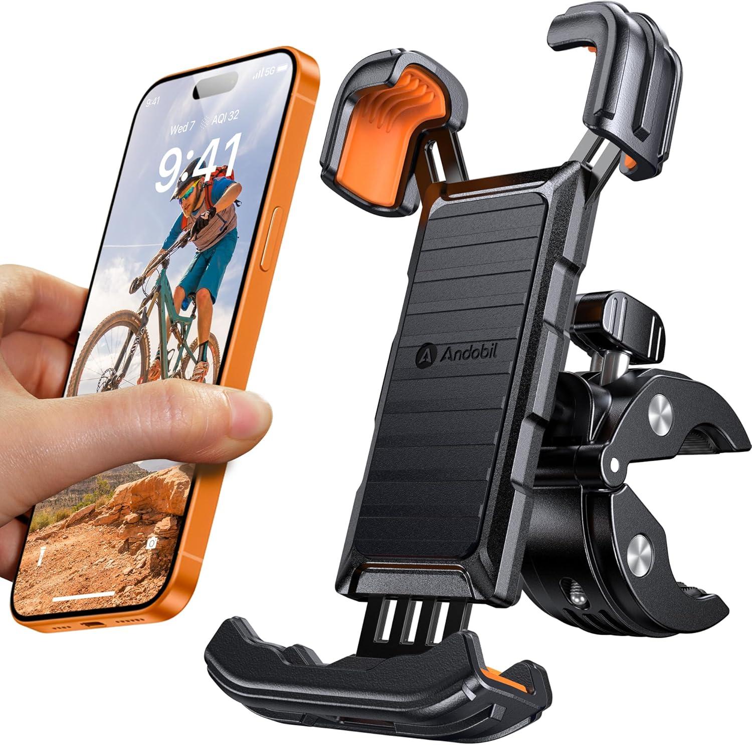 andobil 2026 Handyhalterung Fahrrad [ Top Verarbeitet ] 165 km/h Stoßfest [ 1...