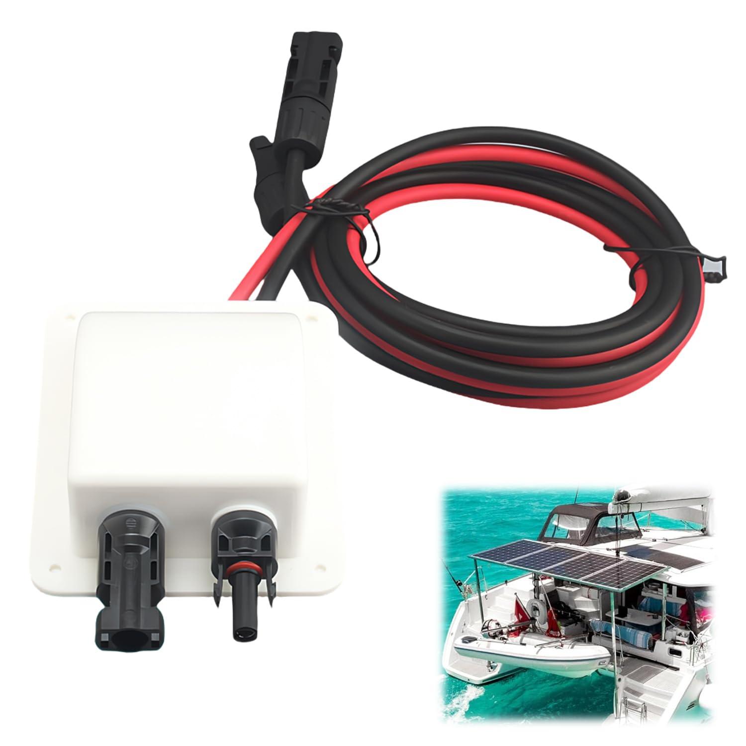 Dachdurchführung Solar Kabeldurchführung, Wasserdichte ABS Solarmodule Kabelv...