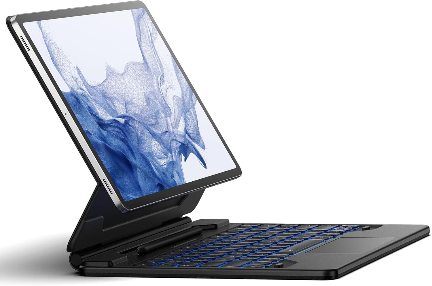 Dexnor Tastatur Hülle für Samsung Galaxy Tab S10+ Plus/S9+ Plus/S9 FE+ Plus/S...