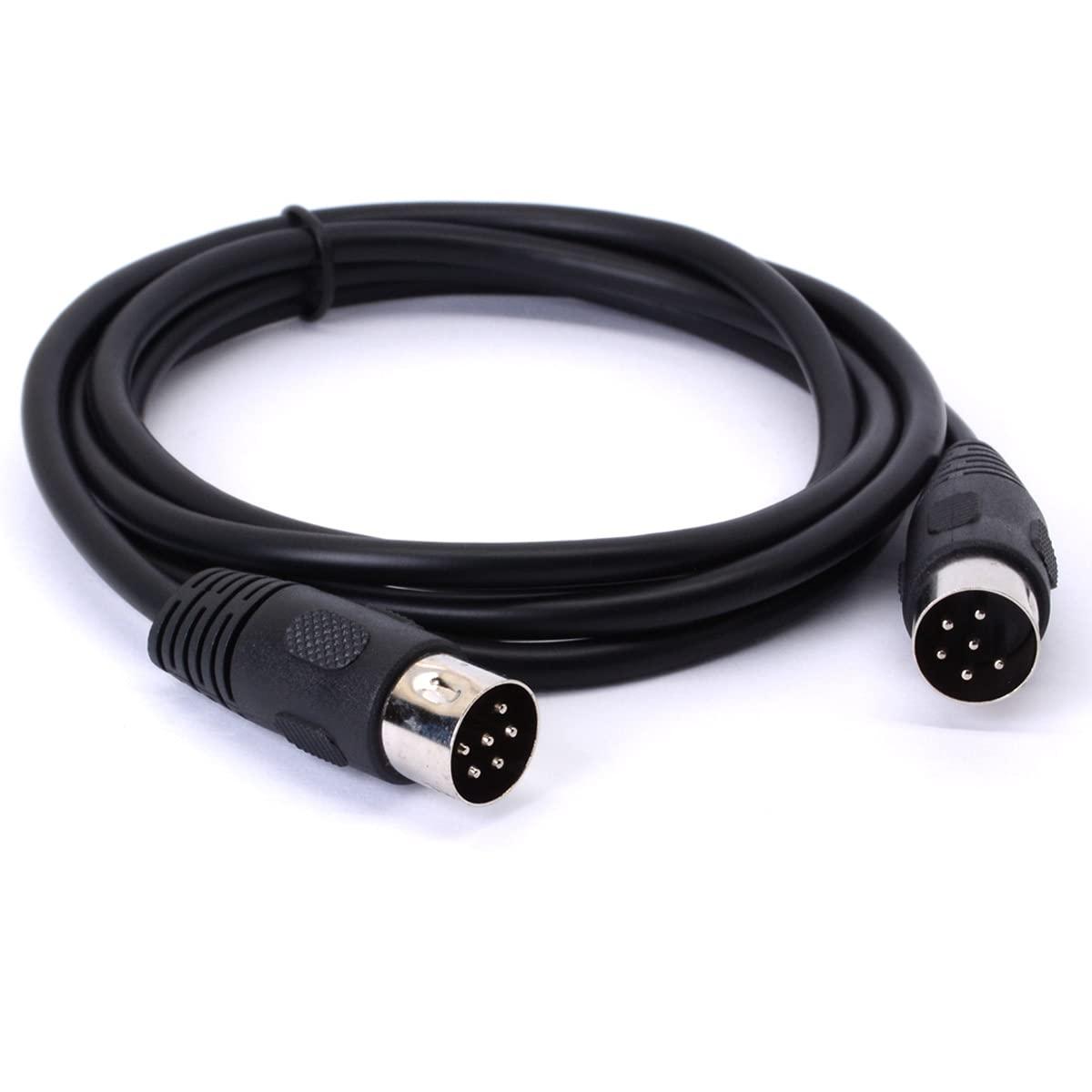 Midi-DIN-Kabel, 6-polig, Stecker auf Stecker, DIN-Stecker, Instrumentenkonver...