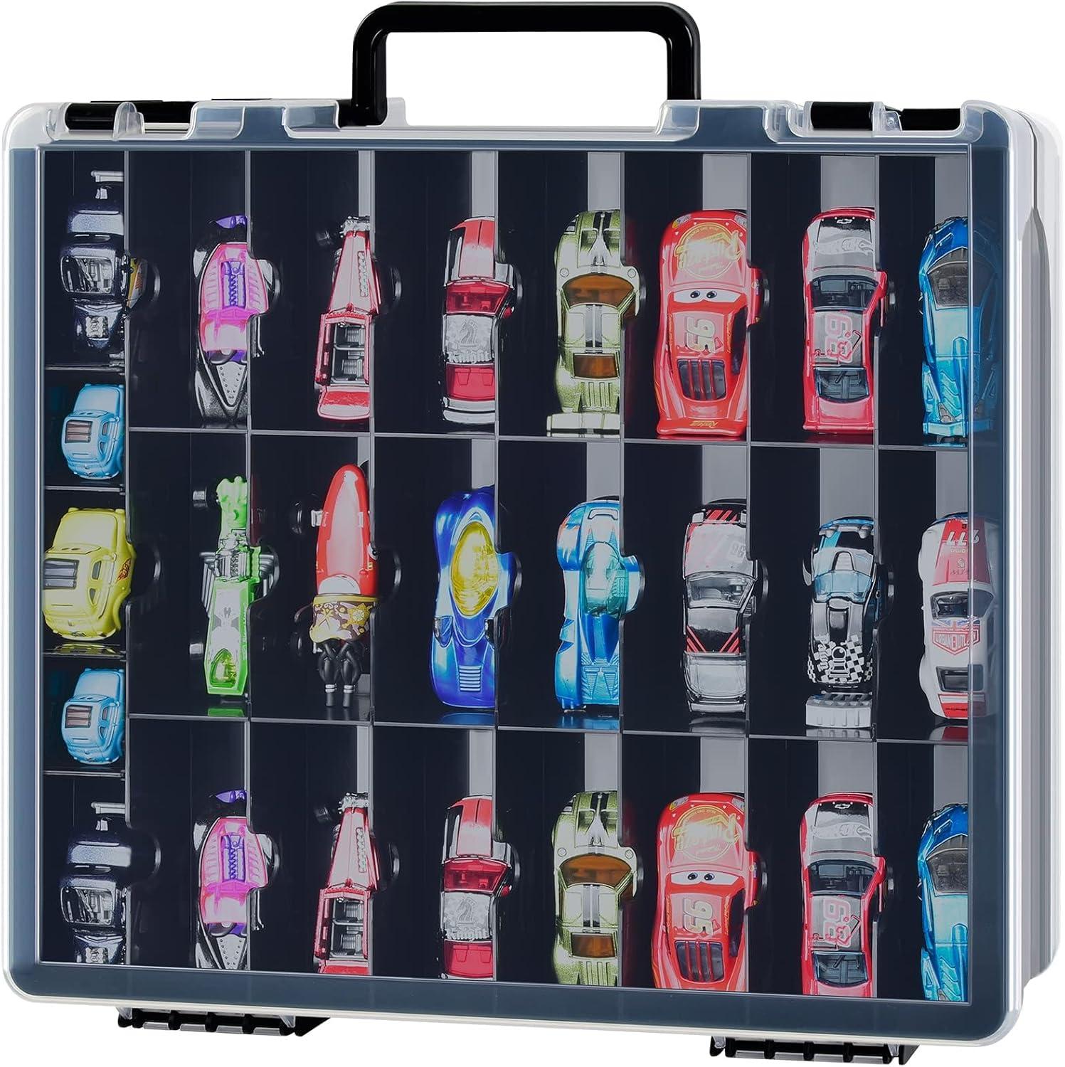 Organiser Aufbewahrungskoffer für Hot Wheels Die-Cast Fahrzeuge Geschenkset S...