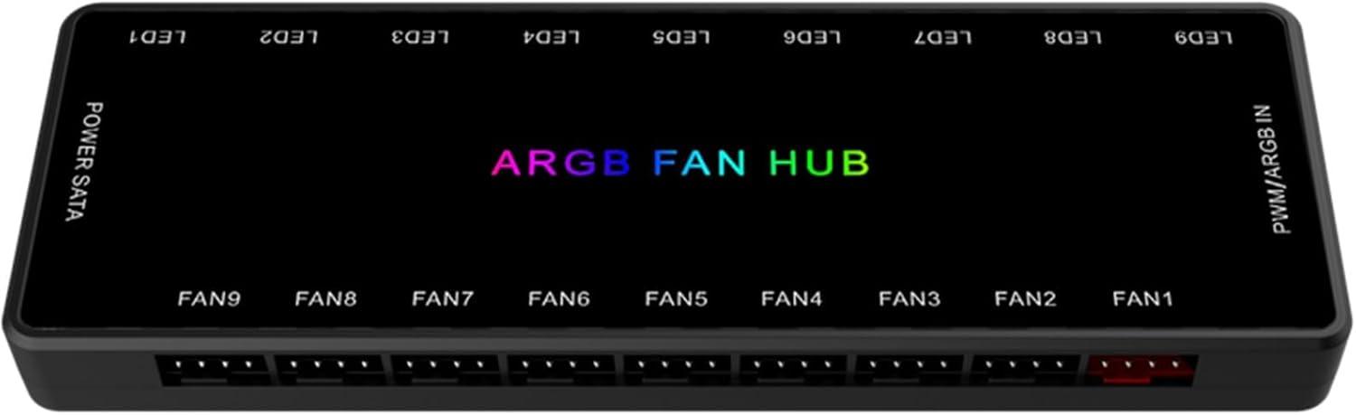 TZMRIT ARGB PWM Fan Hub: 9 Lüfter steuern und synchronisieren