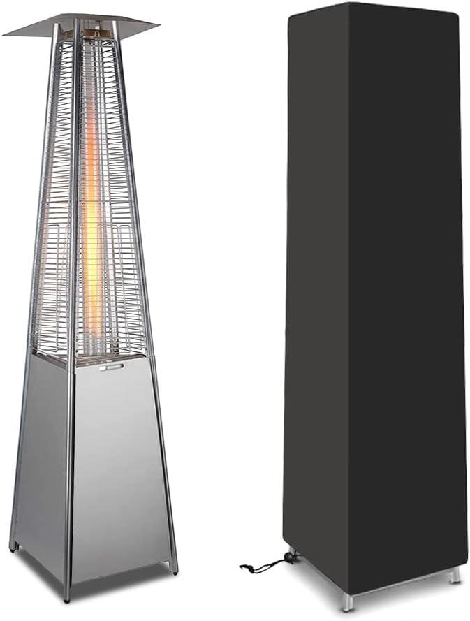 420D Heizstrahlerabdeckung Wetterschutzhülle für pyramidenförmigen freistehen...