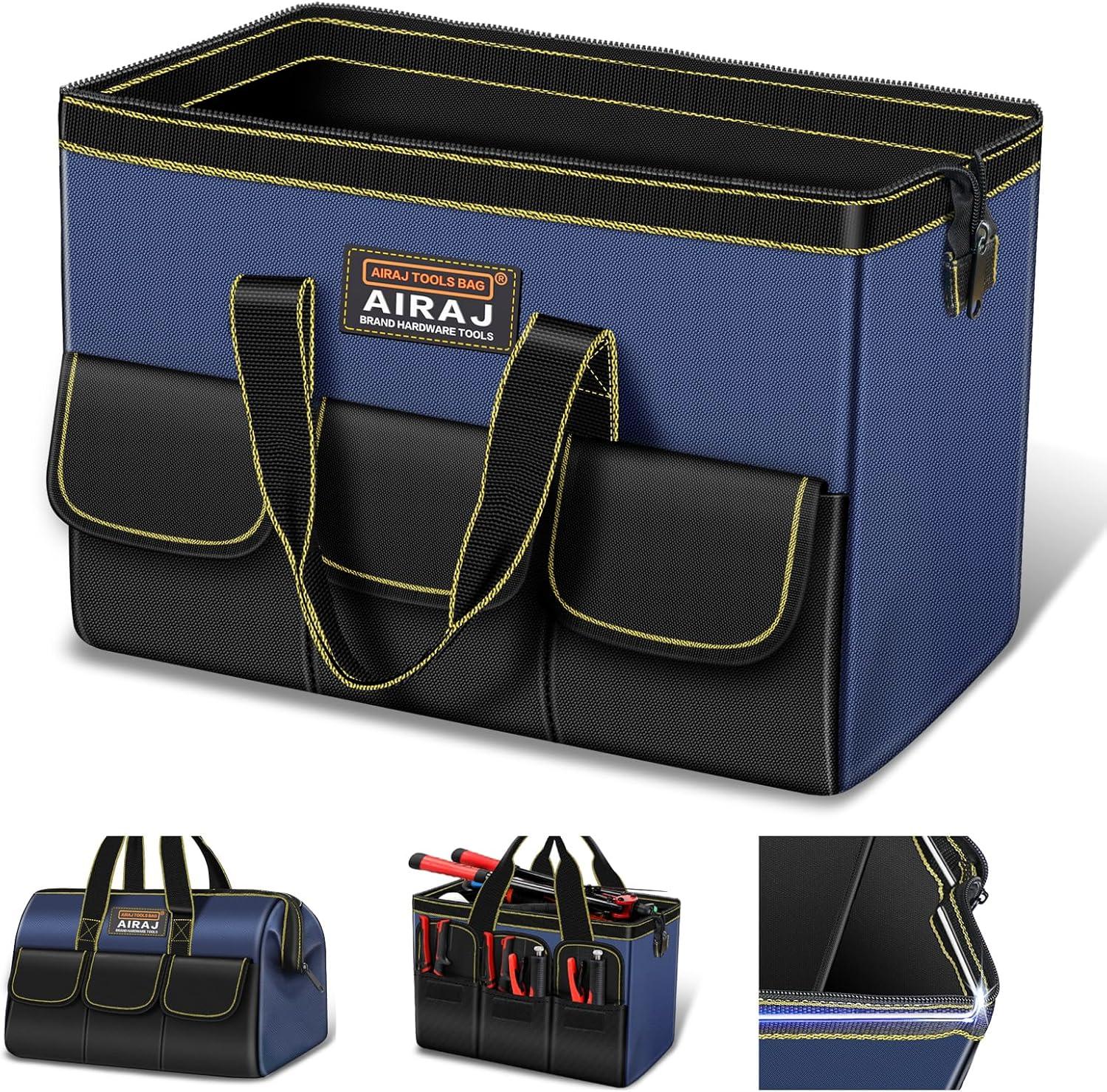 AIRAJ Werkzeugtasche 18 Zoll: Ordnung für Werkzeug auf der Baustelle und zu Hause