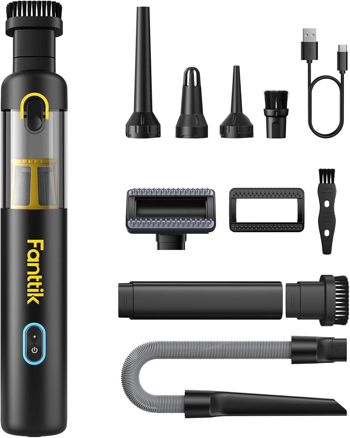 Fanttik Slim V8 Apex Akku-Autostaubsauger mit hoher Leistung, 19000 Pa/45 AW,...