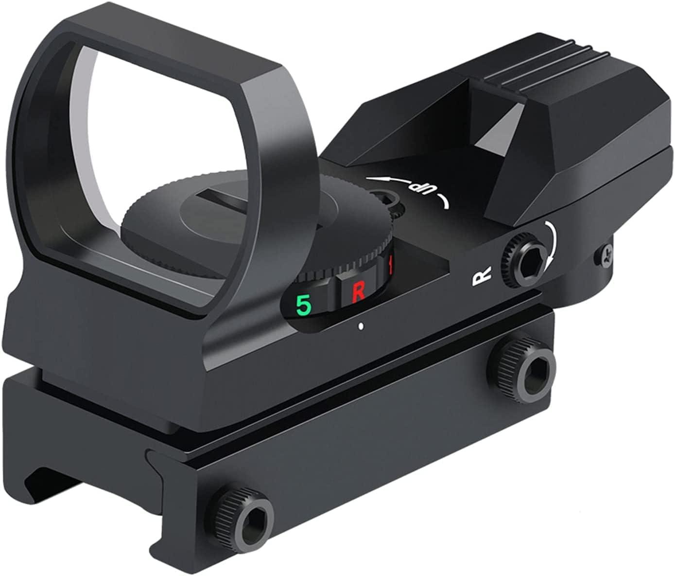 Feyachi Red Dot Visier Red Green Leuchtpunktvisier Reflex Sight mit einstellb...