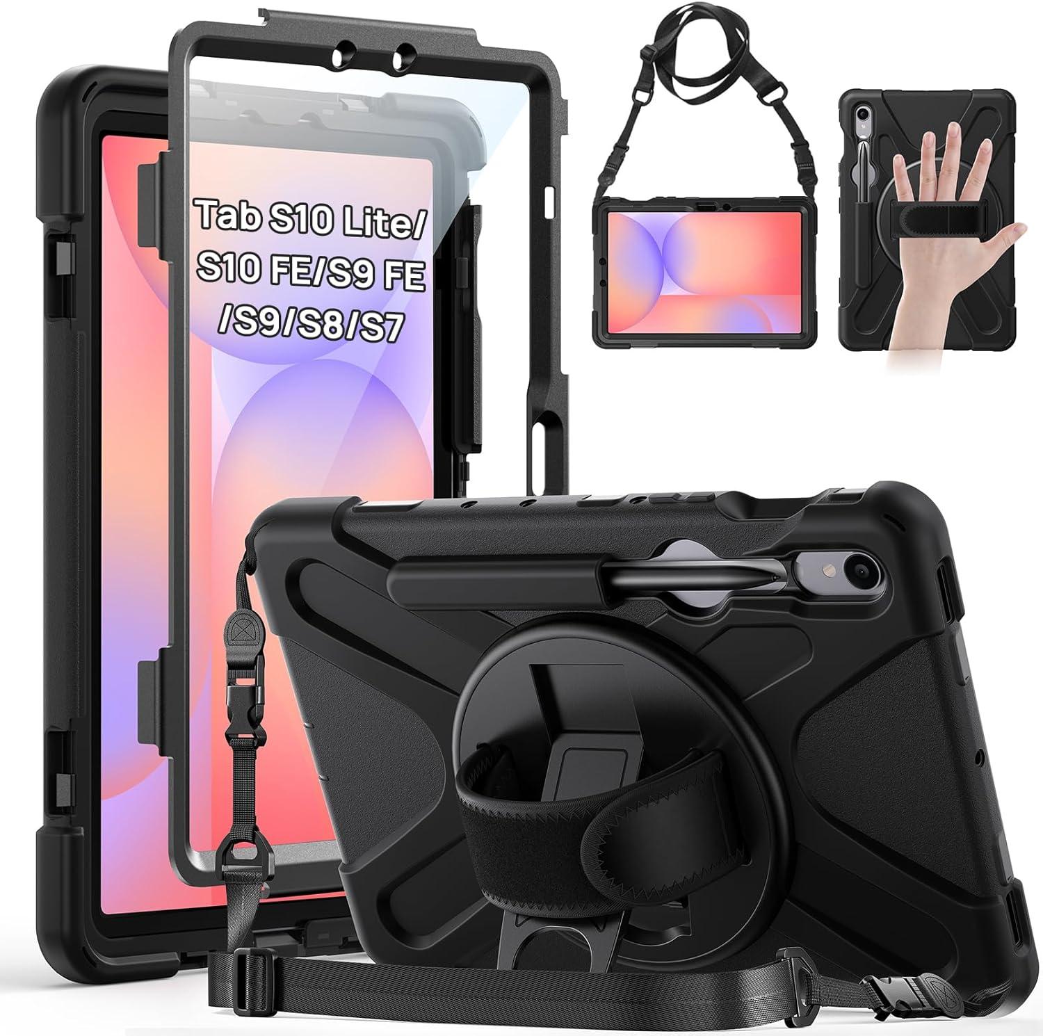 Gerutek Hülle für Samsung Galaxy Tab S10 Lite/S10 FE/S9 FE/Tab S9/S8 /S7 10.9...