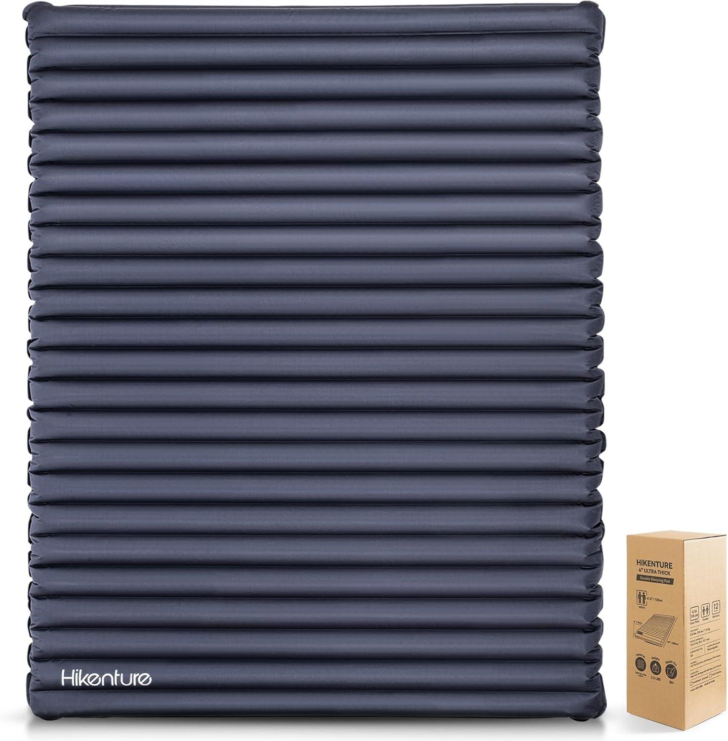 HIKENTURE Doppel Isomatte Ultraleicht, Camping Isomatte für 2 Personen Aufbla...