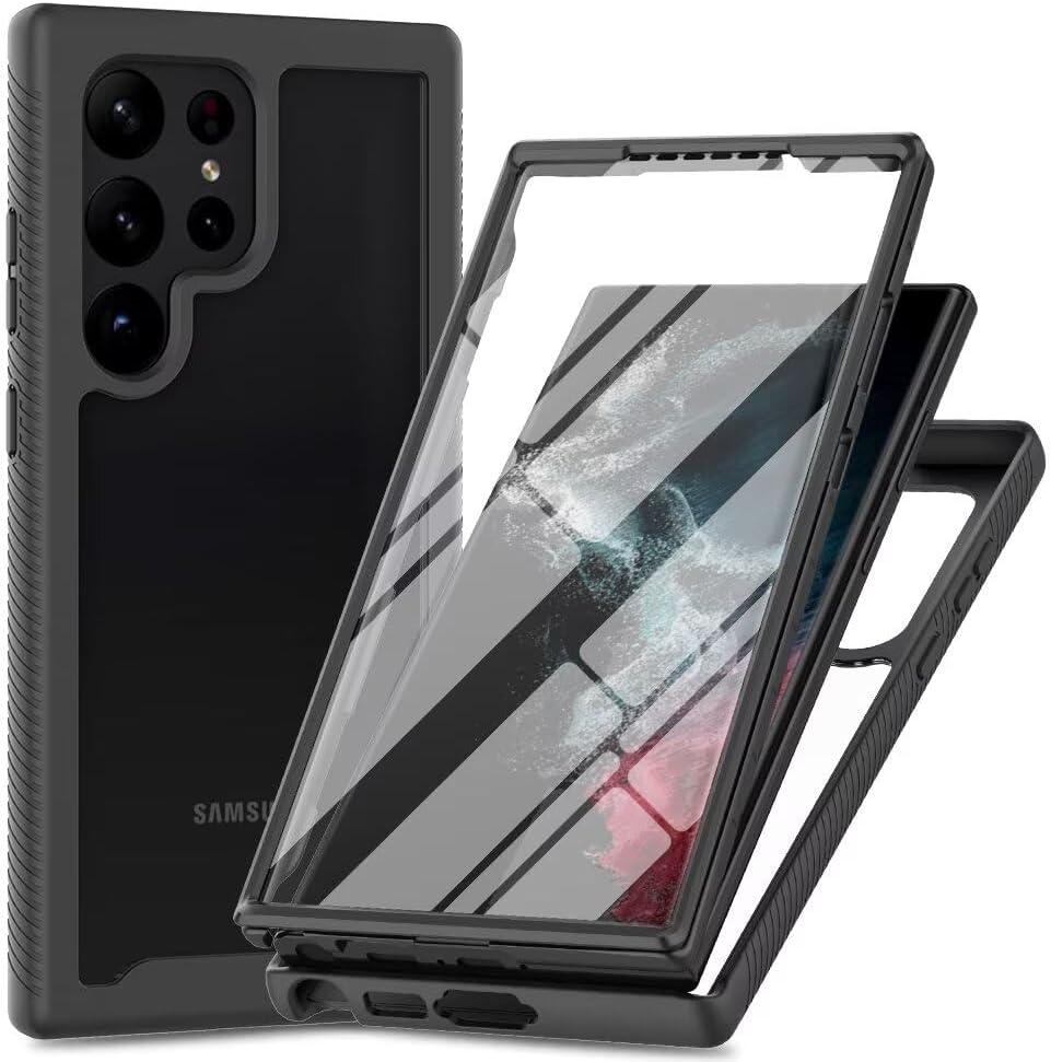Hülle für Samsung Galaxy S26 Ultra, Eingebauter displayschutz 360 Grad Rundum...