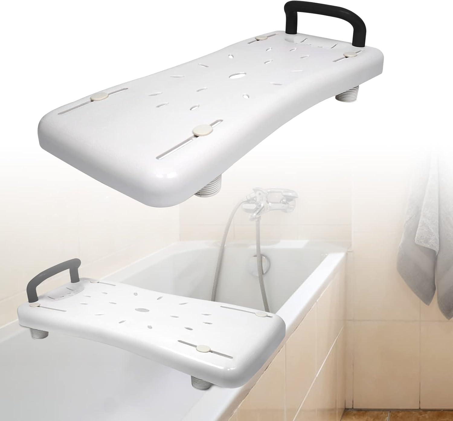 LARS360 Badewannenbrett Badewannensitz Senioren Erwachsene Einstellbar Wannen...