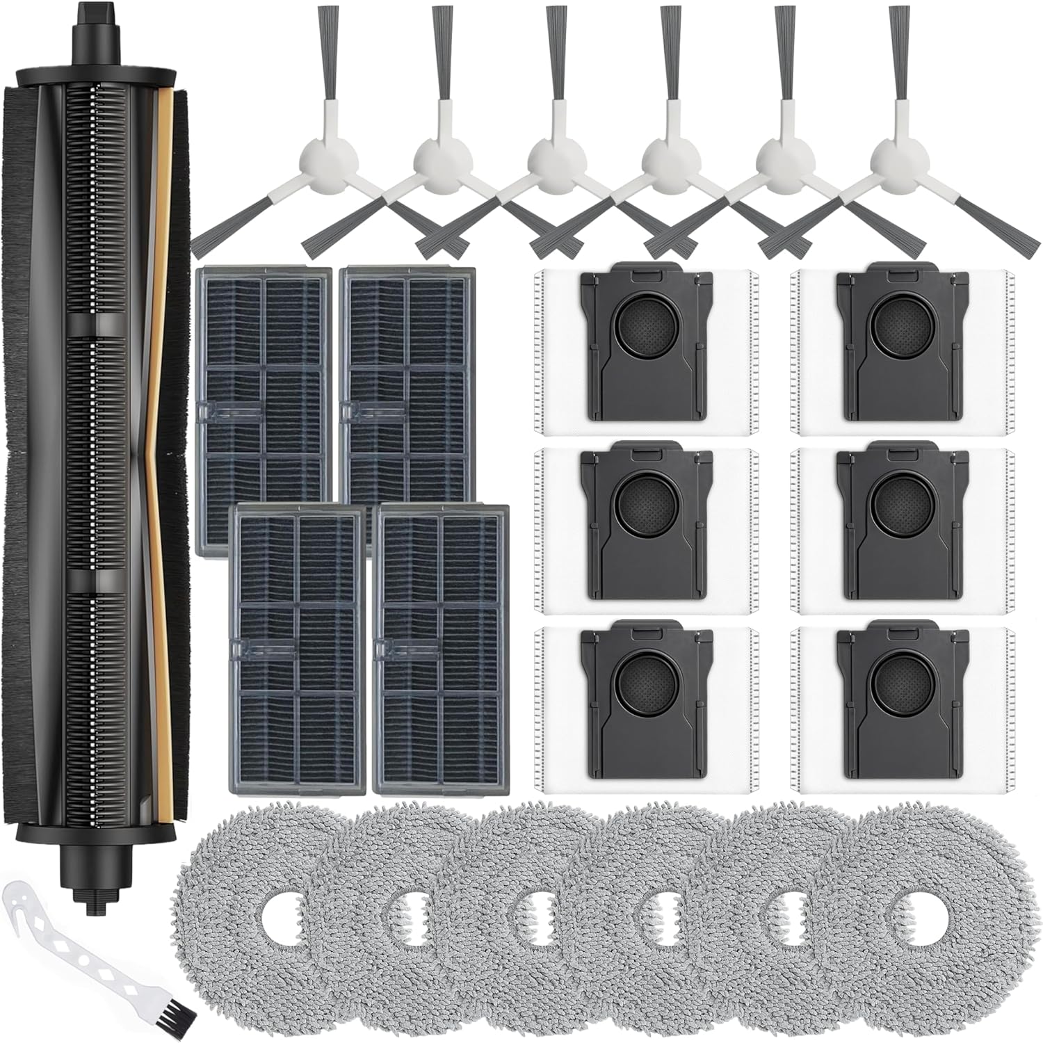 24 Stück Zubehör für Dreame L10s Ultra Gen 2/L10s Pro Ultra Heat/X30 Ultra/Mo...