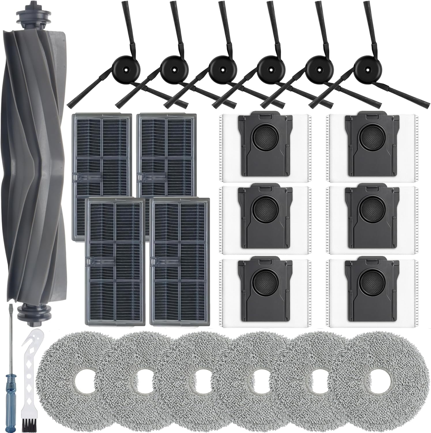 25 Stück Zubehör für Dreame X40 Ultra Complete/L40 Ultra/L10s Ultra Gen 3 Rob...