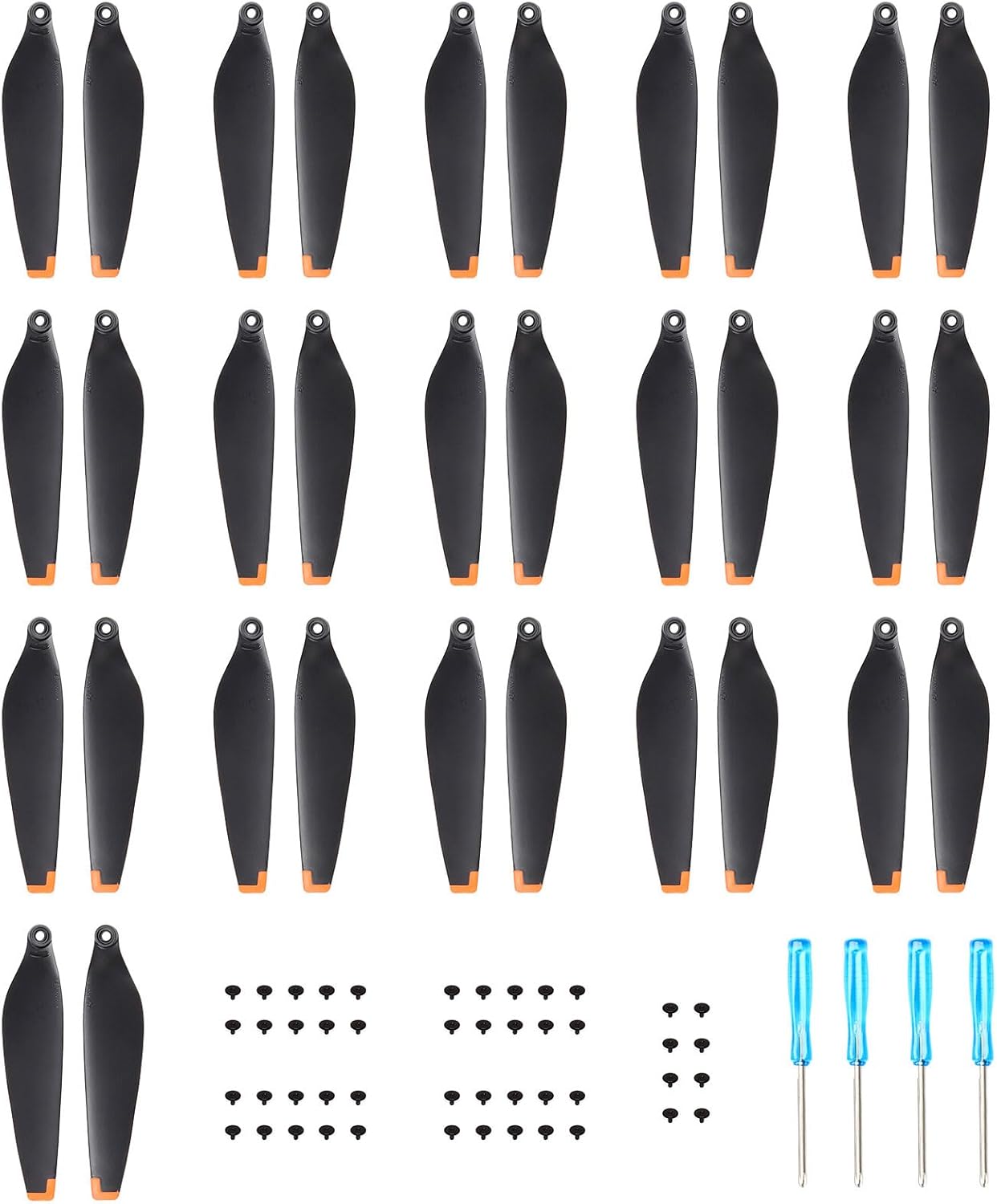 32Pcs Mini 4 Pro/3 Pro Propeller Ersatzpropeller Blätter Geräuscharm Propelle...