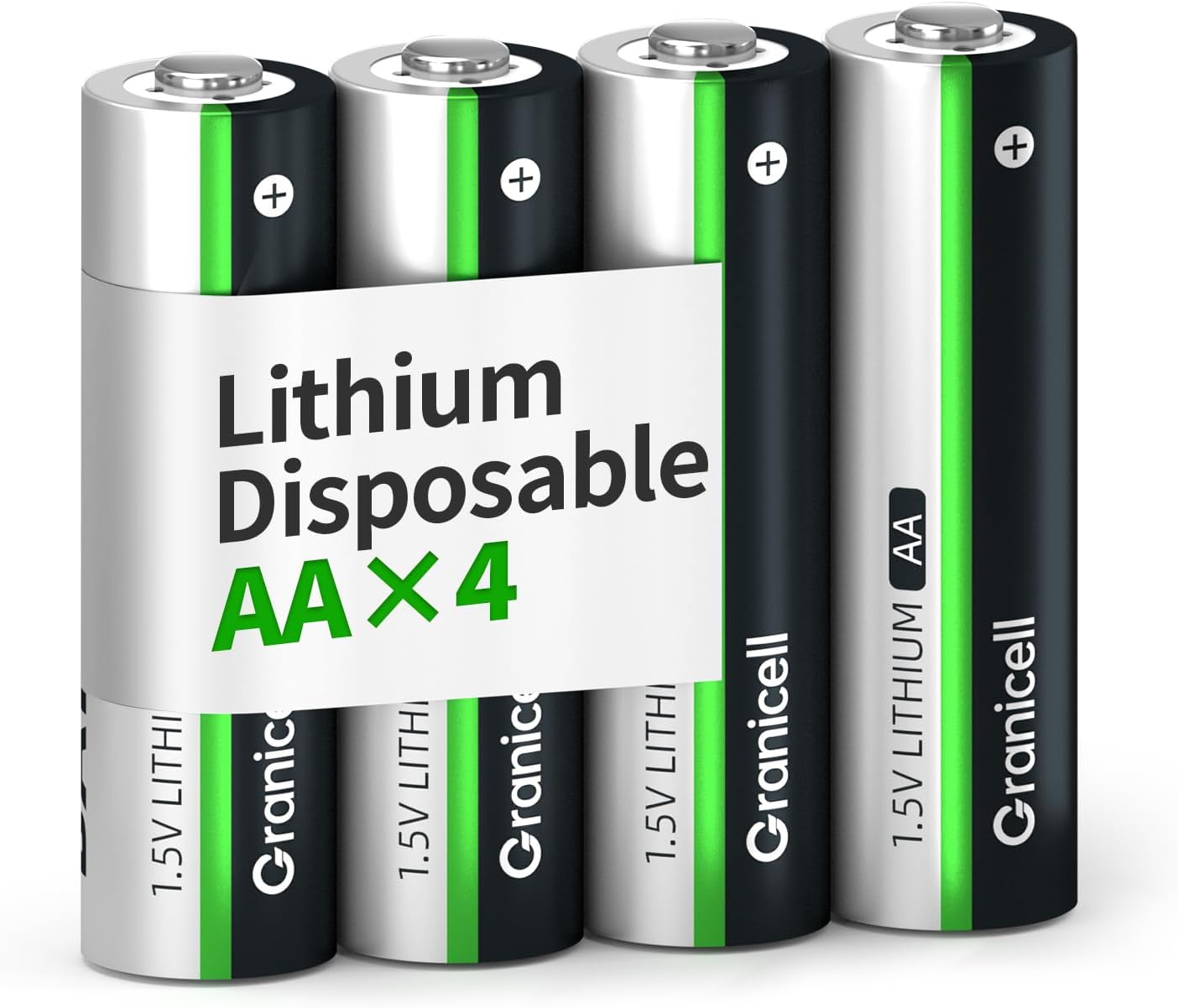 AA Lithium Batterien 12er-Pack, 1.5V Nicht wiederaufladbar - Lithium-Eisen-Ba...