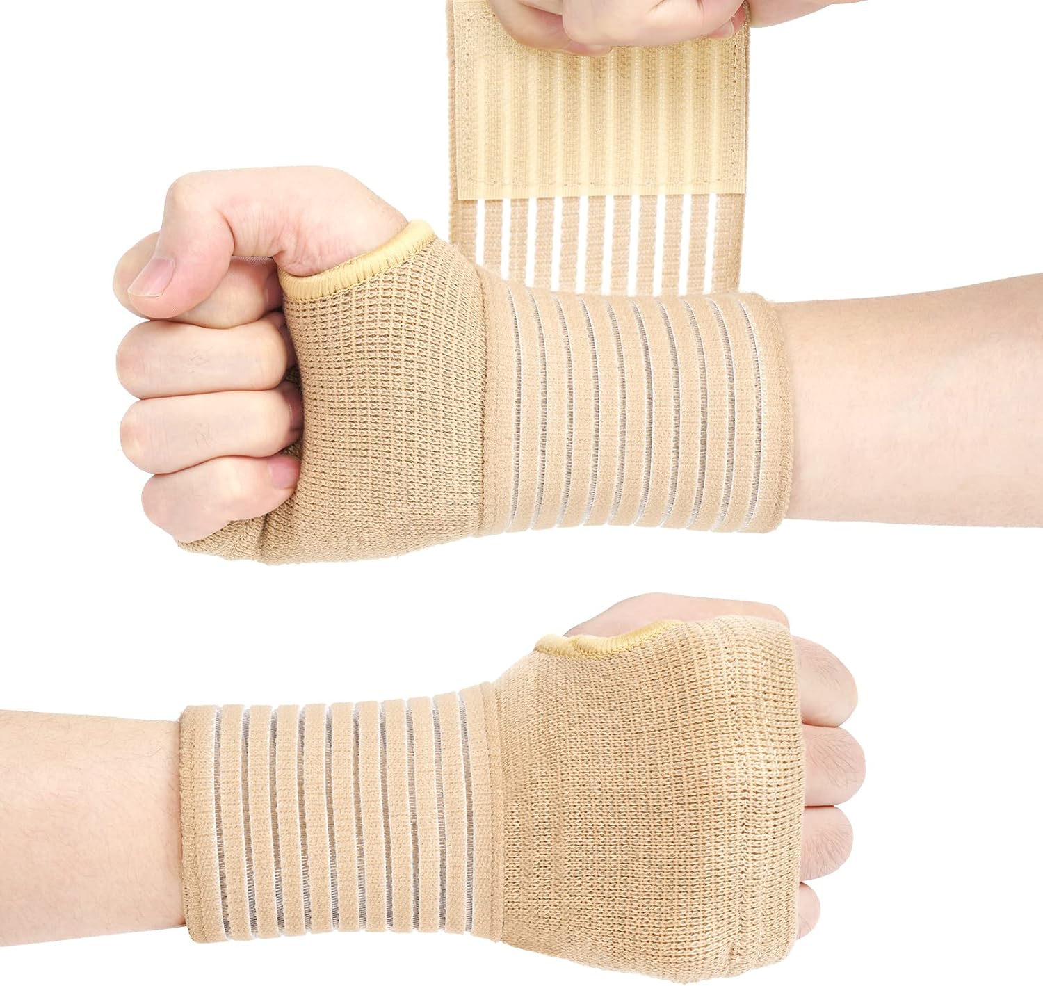 ACWOO Handgelenkstütze, 2 Stück Handgelenkbandage, Flexibel-Handgelenkschiene...