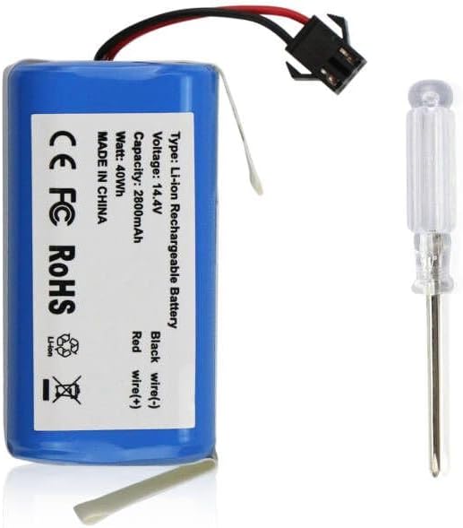 ANTIEE 2800mah 14.4V Aspirateur sans Fil Total Clean Ersatz Akku für Ultenic ...
