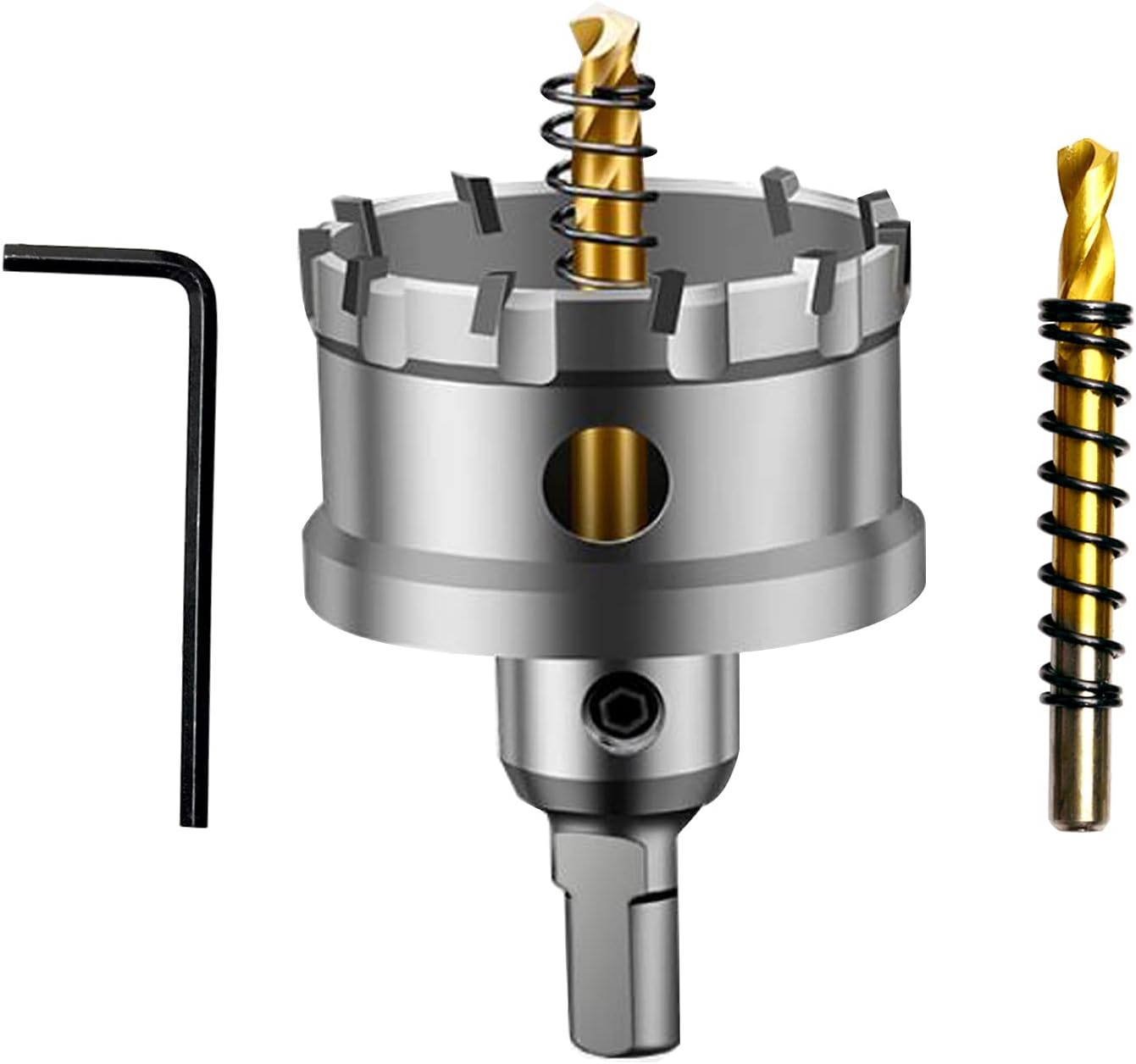 ASNOMY 50mm Lochsäge Hartmetall-Bohrer, TCT leistungsfähiger Lochöffner lochs...