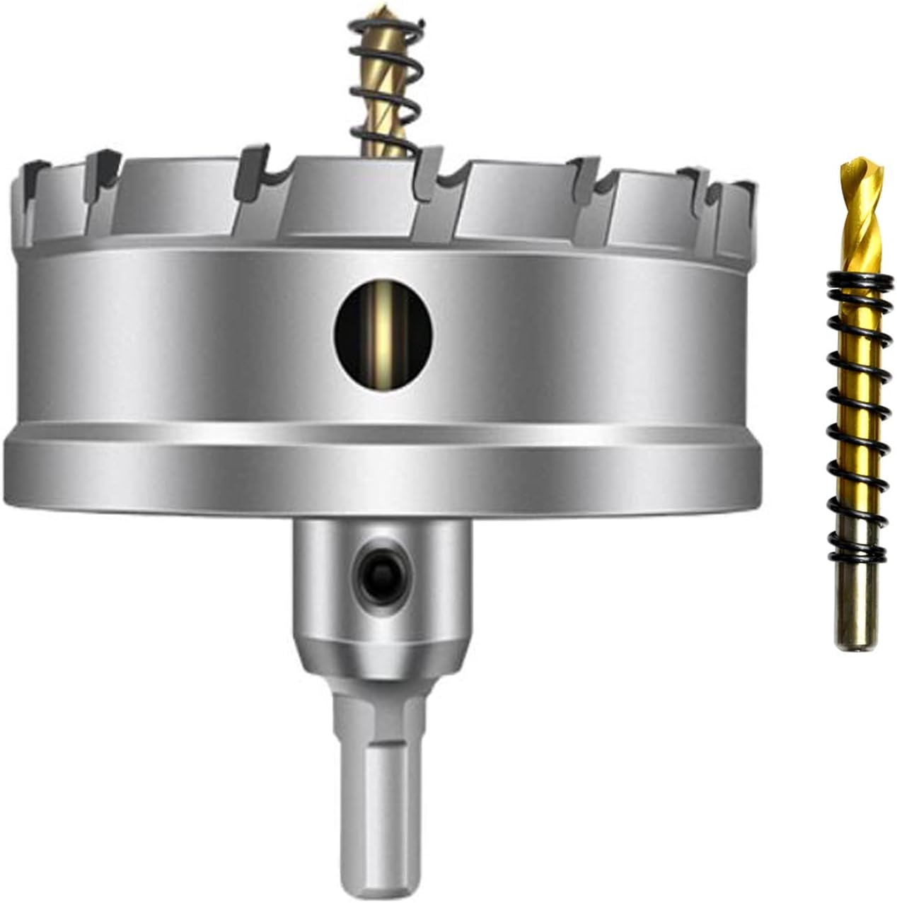 ASNOMY 90mm Lochsäge Hartmetall-Bohrer, Metall Lochsäge Bohrer, TCT-Bohrer-Lo...