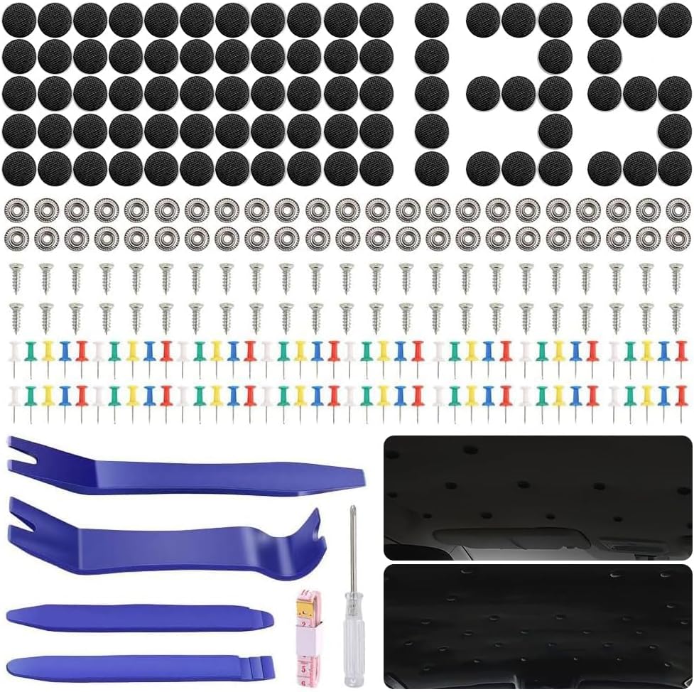 Auto Dachhimmel Reparatur Set,135 Stück Auto Himmel Reparaturset,Auto Himmel ...