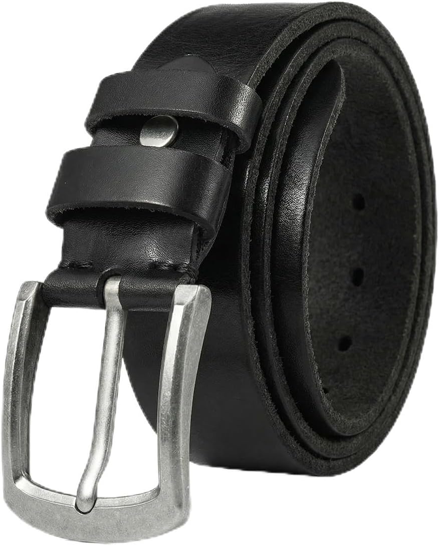 BELTER Ledergürtel Herren Echter Leder Vollledergürtel Männer Jeans-Gürtel 38...