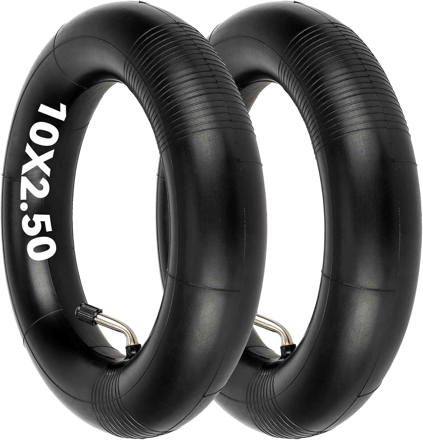 E Scooter Schlauch 10x2,50, 2 MM Verdickter Seitenwand, Mit Winkelventil 45°,...