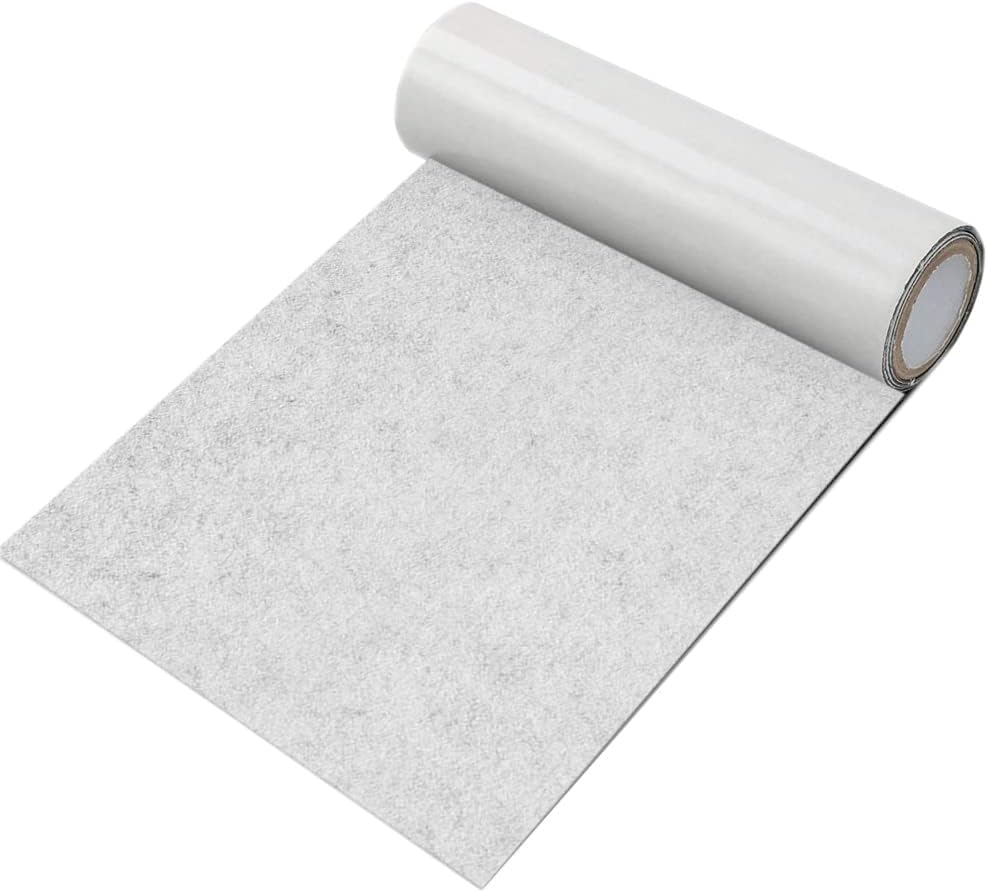 GELAISI Filz Selbstklebend Hellgrau, 20x200cm Selbstklebender klebriger Filz,...