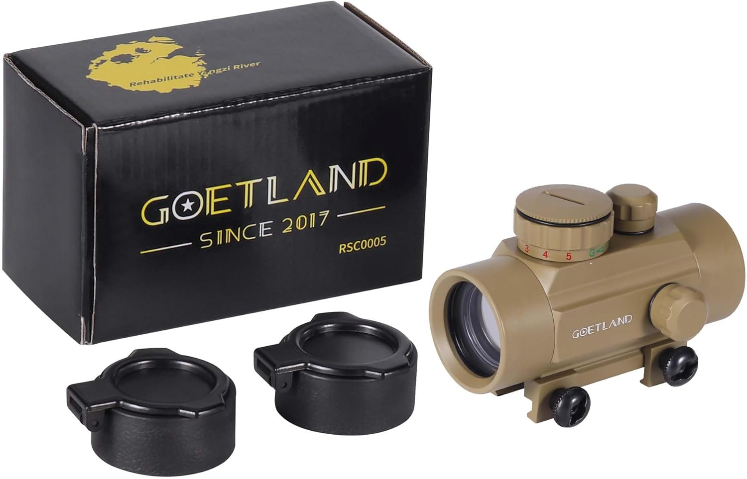 Goetland Gewehr Zielfernrohr 1x30 Rotpunktvisier Red Dot Visier Rot Grün Schu...