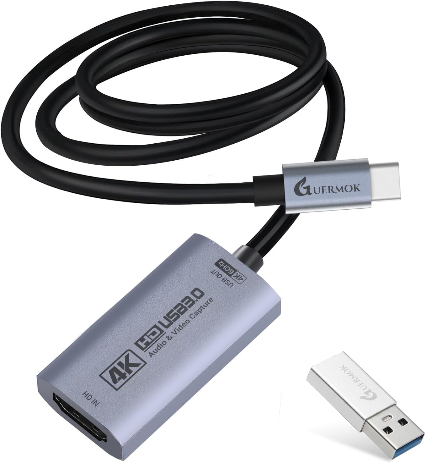 Guermok Switch Capture Card, Stream and Record in 4K@60FPS, 1080P@240FPS, 3.3...