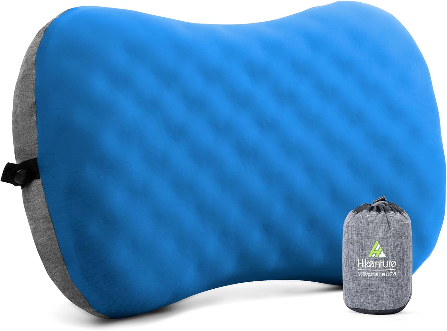 HIKENTURE Aufblasbares Kissen mit Abziehbarem Kissenbezug, Camping Kissen Nac...