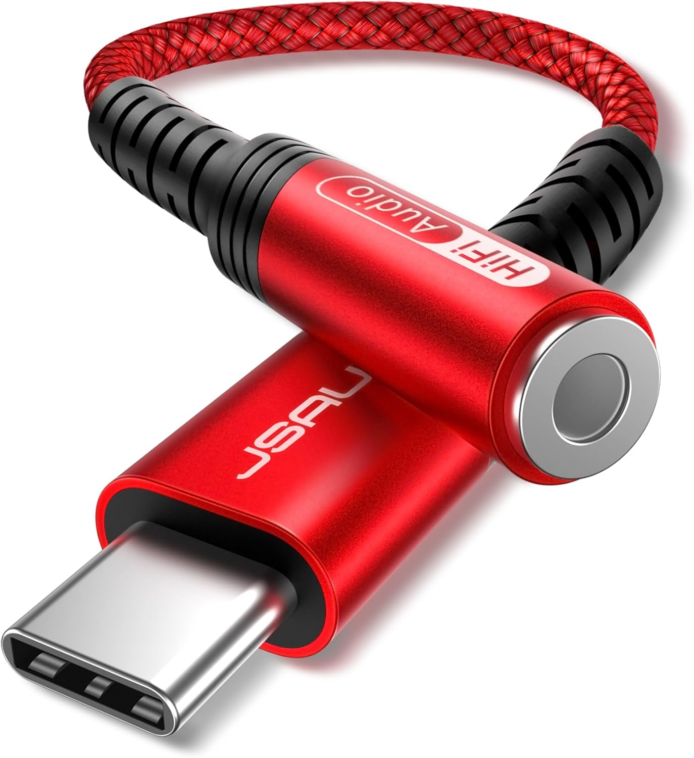 JSAUX USB C Kopfhörer Adapter Aux, USB C auf 3.5 Klinke Adapter Audio für iPh...