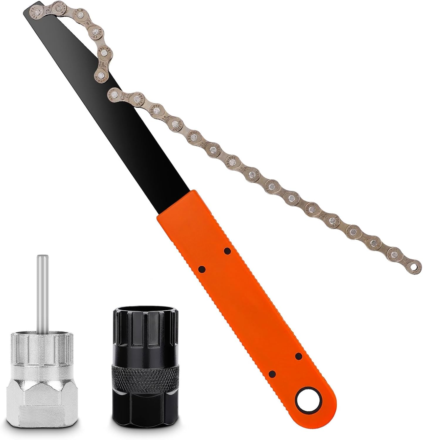 Kettenpeitsche und Abzieher Set,Fahrrad Kettenpeitsche,Ritzelabnehmer,Cassett...