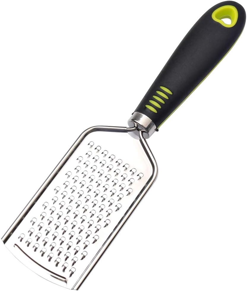 Kleine Reibe aus Edelstahl, Hobel Zester Parmesanreibe Zitronenreibe Silikong...