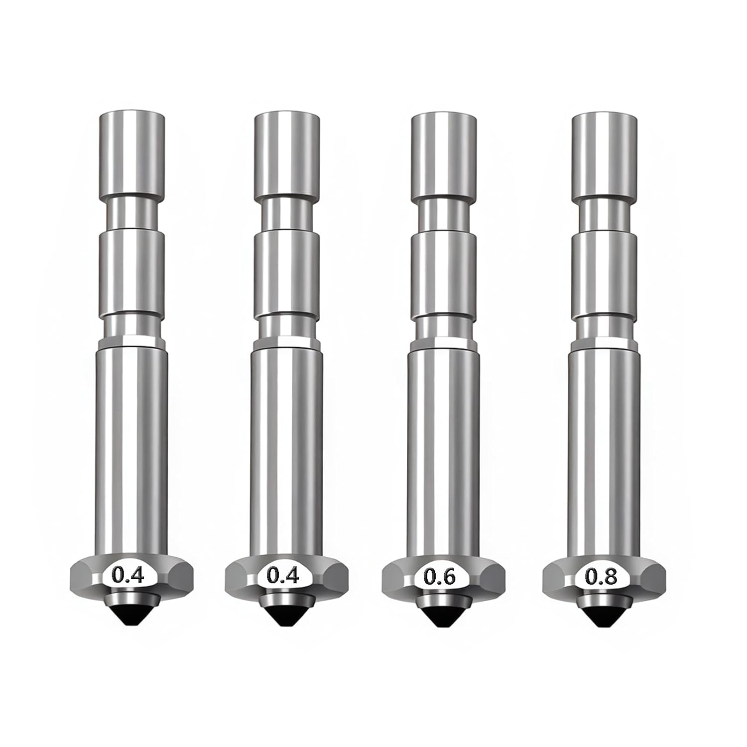 Kobra 3 Max Düse 0,4/0,6/0,8MM, Integrierte Schnellwechseldüse aus gehärtetem...