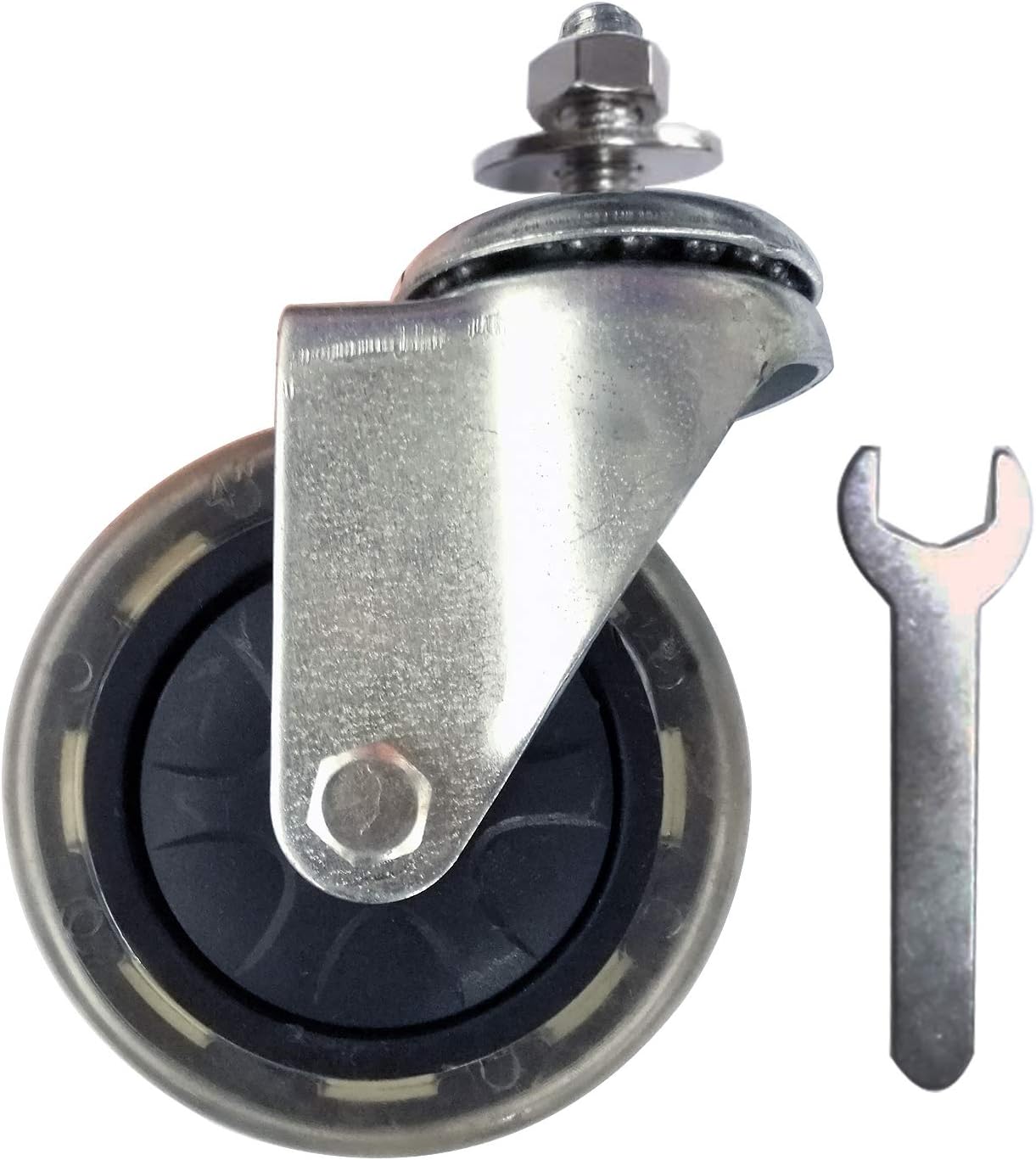 LS&GHY 10,cm (4 Zoll) leises Gummirad Upgraded Lenkrollen Ersatzrad für Hover...