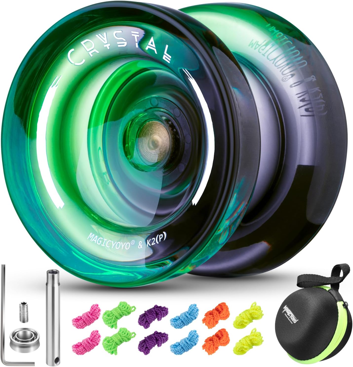 MAGICYOYO Crystal Yoyo K2, Profi JoJo für Kinder und Anfänger, Magic JoJo mit...