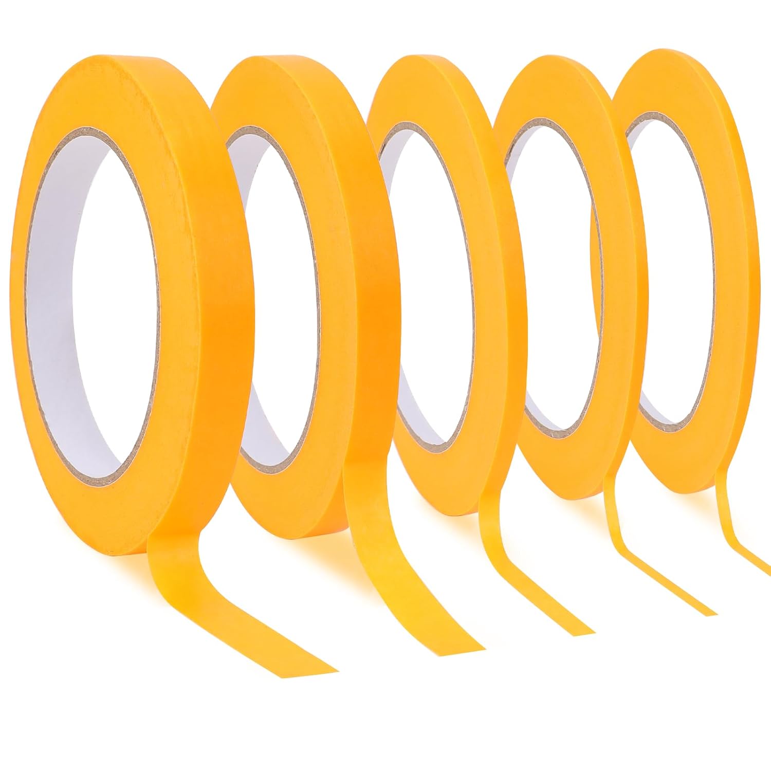 Mozeat Lens 5 Rollen Malerkrepp Selbstklebendes Fineline Tape 1,5/3/5/10/12 m...