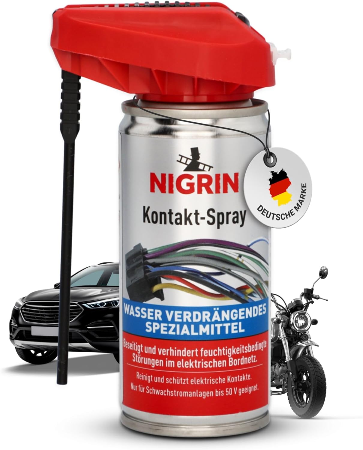 NIGRIN Kontakt-Spray für Elektronik, zur Reinigung und Schutz von elektronisc...