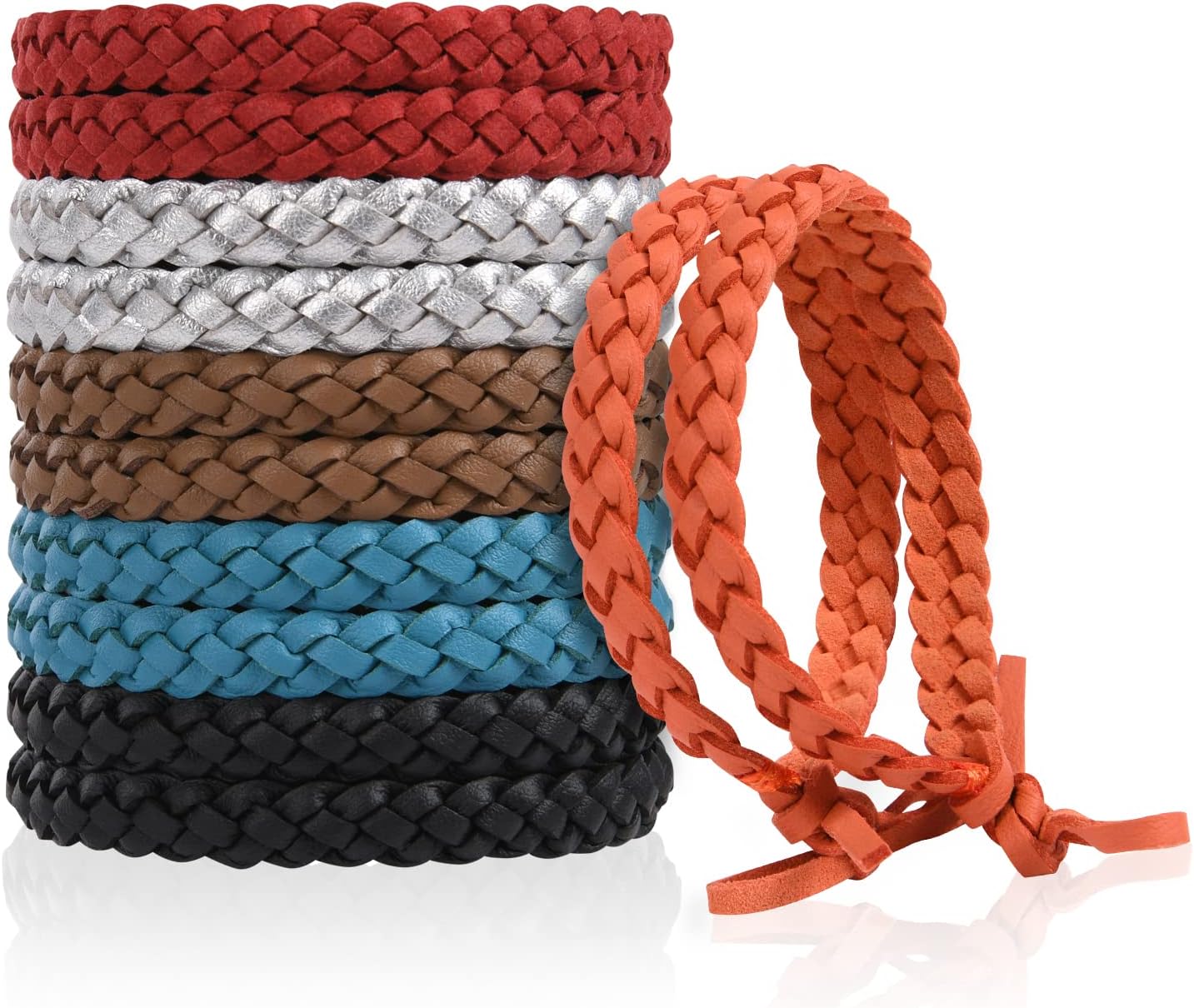 OSDUE Mückenschutz Armband, 12 Stück Armband Set, Mückenarmband für Kinder un...