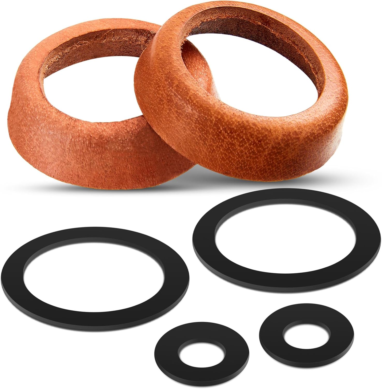 Photect 2 Sets Schwengelpumpe Ersatzteile Leder Dichtungssatz Typ 75 Lederman...