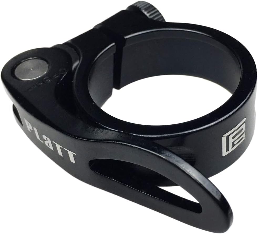 PLATT Fahrrad Sattelklemme mit Schnellspanner Aluminium Legierung Sattelklemm...