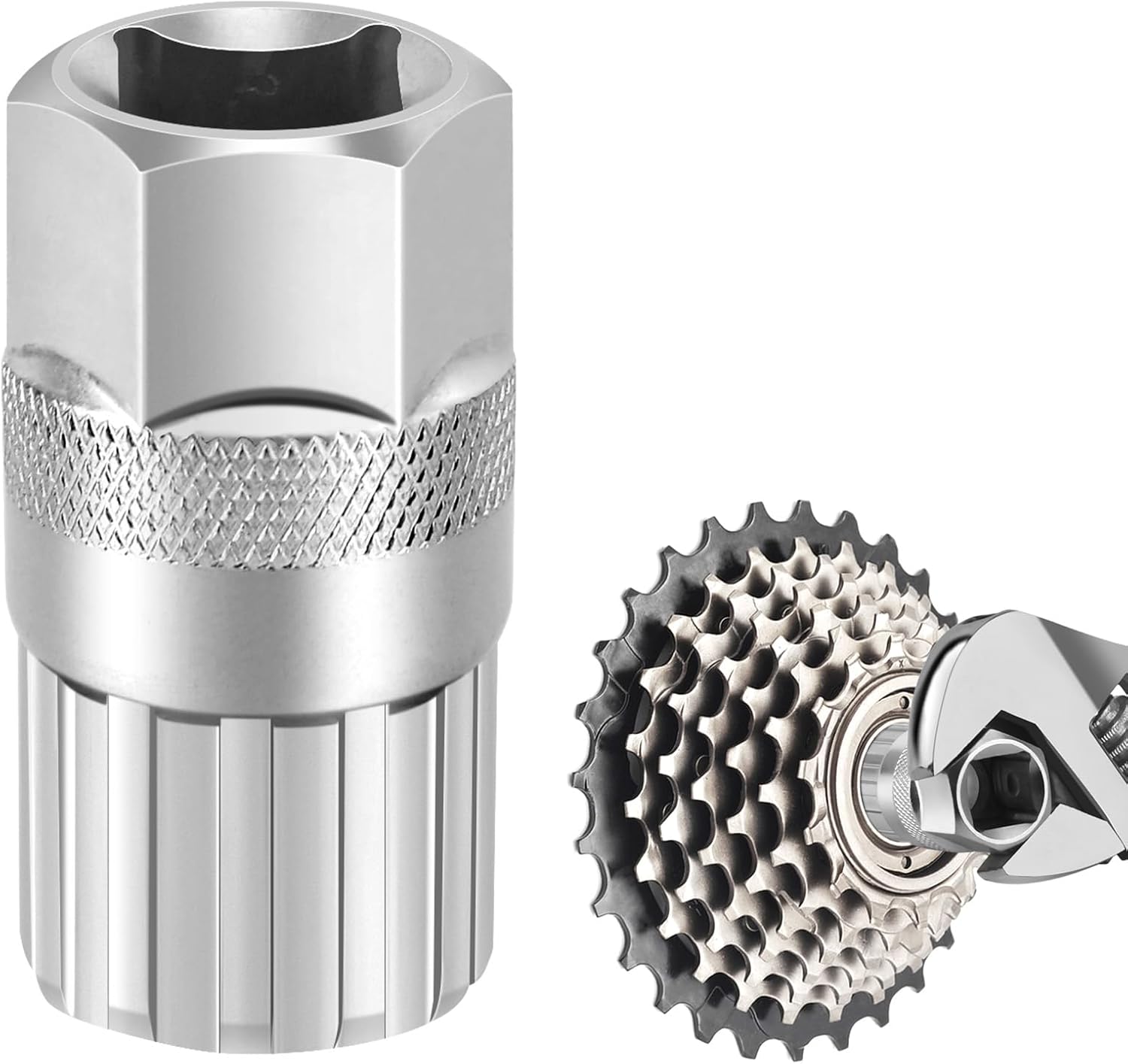 poeland Fahrrad Freilauf Entferner, Fahrrad Kassette Werkzeug, Zahnkranzabzie...