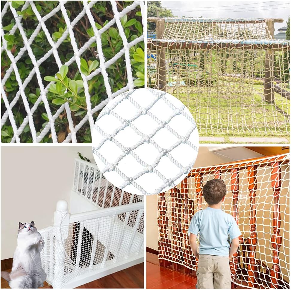 Sicherheitsnetz für Kinder, Balkon Katzennetz, Neues Upgrade 3cm mesh, Treppe...