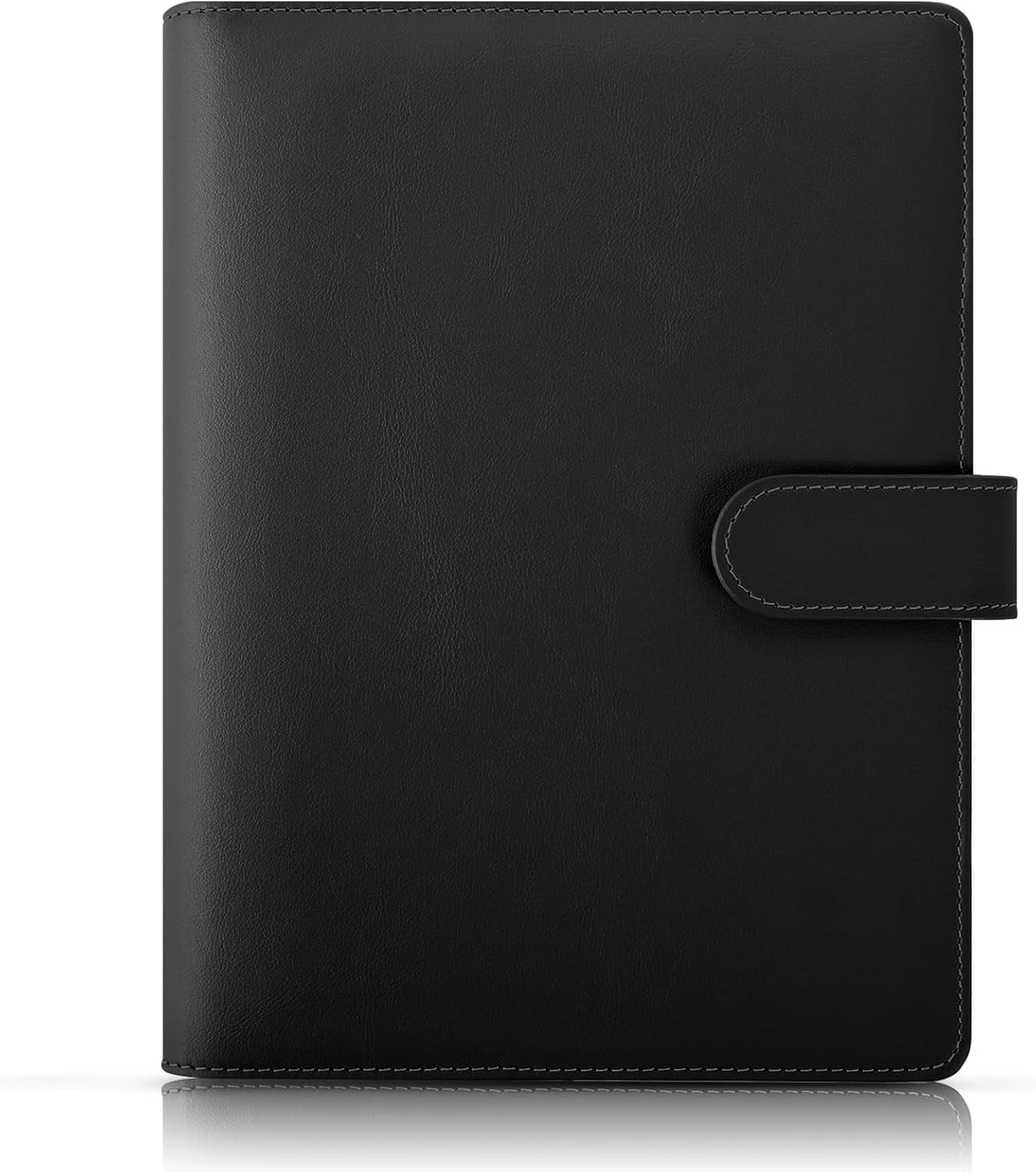 SKYDUE A5-Ringbuch – nachfüllbarer 6-Ring-Organizer aus Kunstleder für Büro, ...