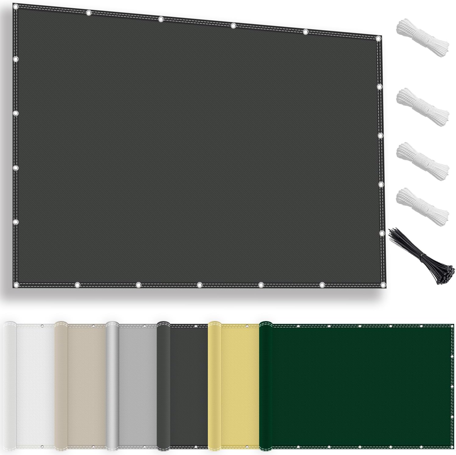 Sonnensegel wasserdicht rechteckig 2x3M, Sonnenschutz Terrasse UV-Schutz, wet...