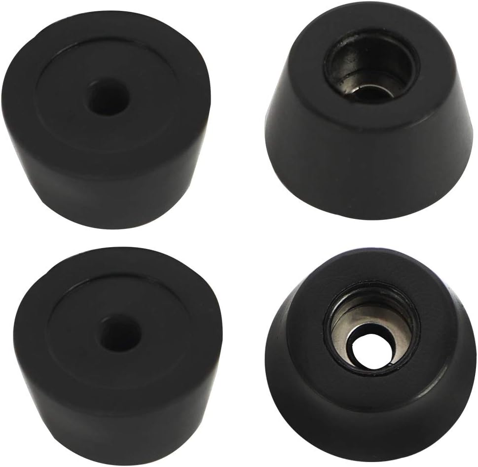 sourcing map 4 Stück Gummifüße Stoßfänger Puffer Füße Tisch Stuhl Bein Pad Bo...