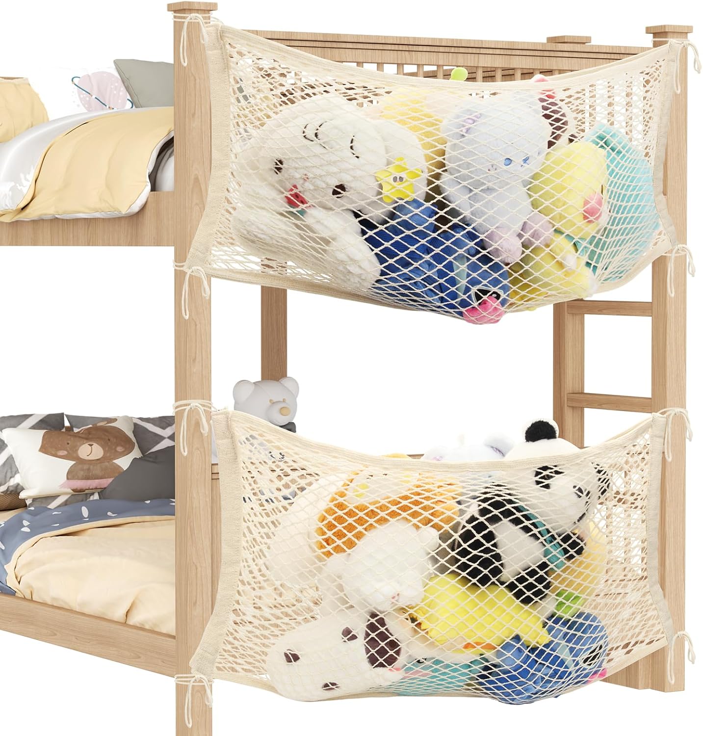 Spielzeug Kuscheltier Aufbewahrung Netz für Kinderzimmer,Bettseite Stofftier ...