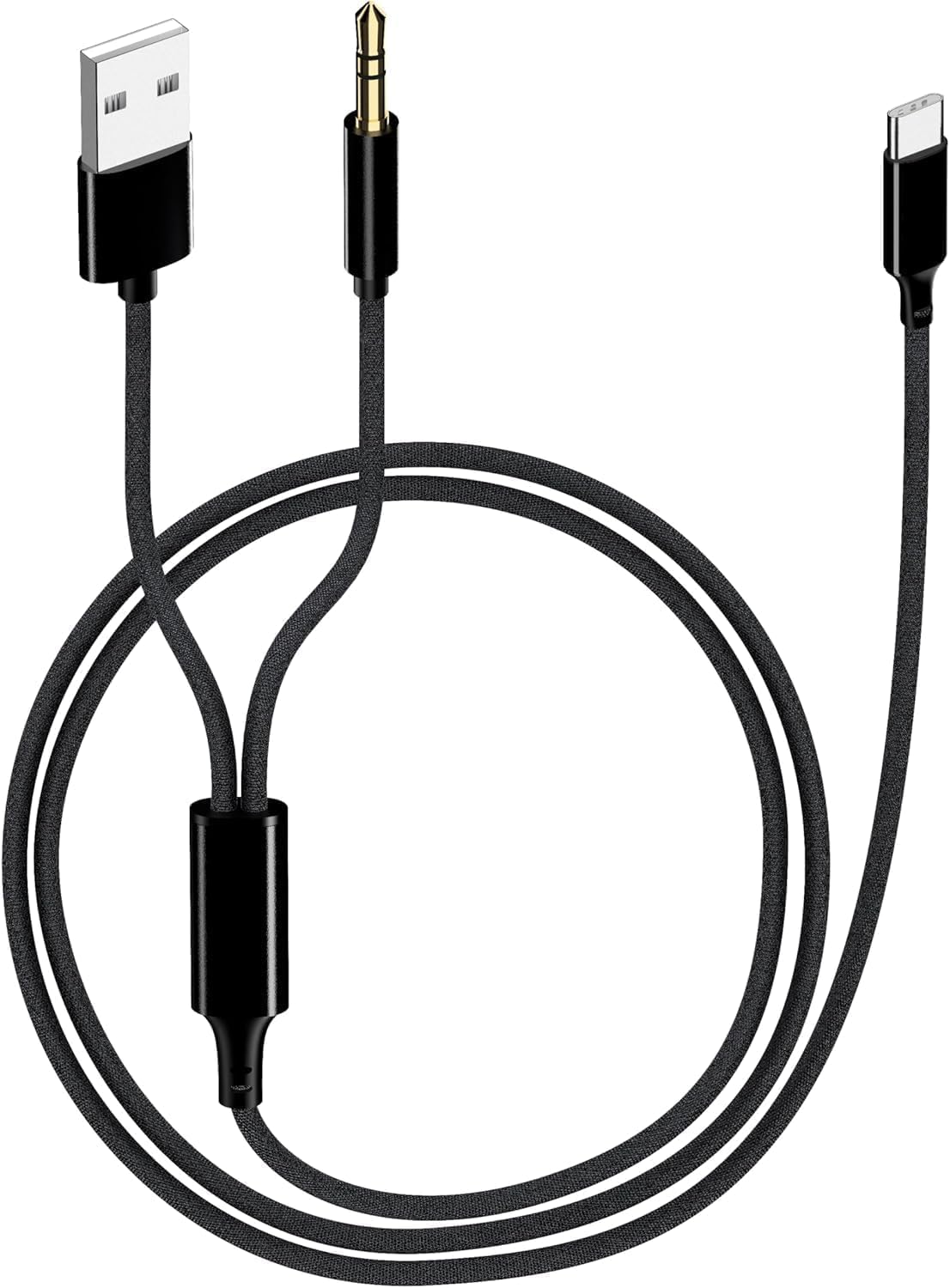 sunshot USB C auf 3,5 mm Audio Aux Jack USB Ladekabel USB Typ C auf 3,5 mm Ko...